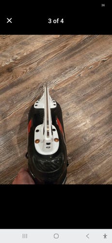 Black CCM Hockey Skates Regular Width Size 3 (Used)
