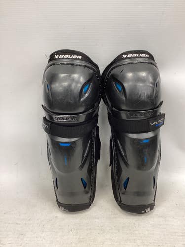 Used Bauer VAPOR VOLT Junior Shin Guards Black 11" 11851-S000054130