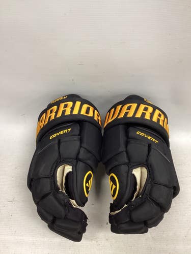 Used Warrior COVERT PRO STOCK Senior Gloves Black 14" 11851-S000054238