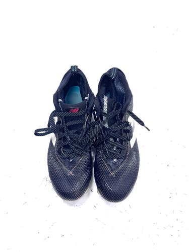 Used New Balance LAX Cleats Mens Black Senior 7.5 11860-S000316541
