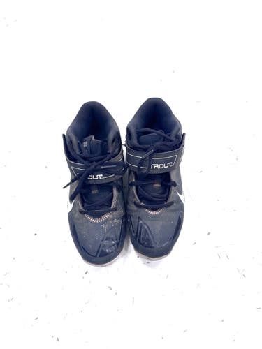 Used Nike .TROUT BB/SB Cleats Black Junior 04 11860-S000316595