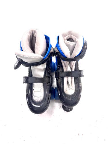 Used Schwinn QUAD 1-4 Junior Roller Quad Skates Black Adjustable 11860-S000316620