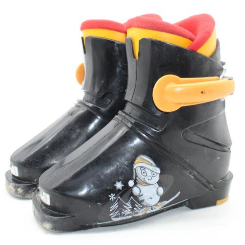 Salomon T1 Kids Ski Boots - Size 10 / Mondo 16 Used