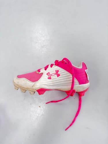 Used Under Armour LEADOFF BB/SB Cleats Pink Junior 02.5 11860-S000316164