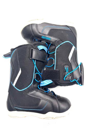 Used DEELUXE Boys Snowboard Boots Black Junior 04.5 11860-S000316829