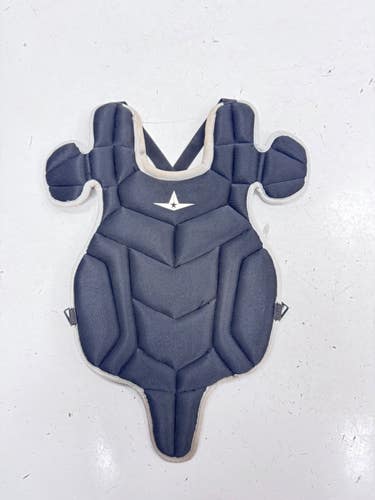 Used All Star FUTURE STAR 9-12 YRS 14 INCH Catchers Chest Protector Black Junior 11860-S000316855