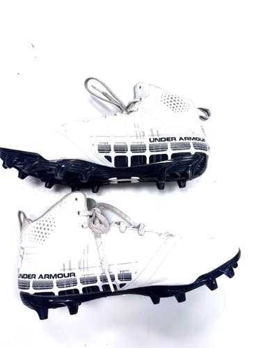 Used Under Armour LAX Cleats Mens White Senior 7 11860-C000316901