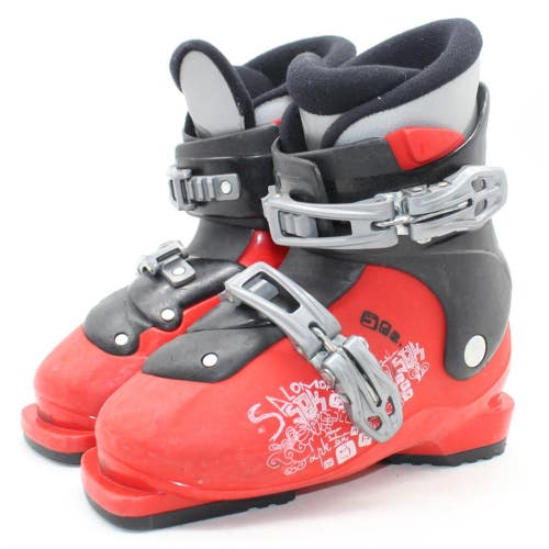 Salomon T2 Kids Ski Boots - Size 12 / Mondo 18 Used