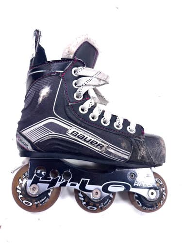 Used Bauer Roller Hockey Skates Black Youth 13.0 11860-S000316232