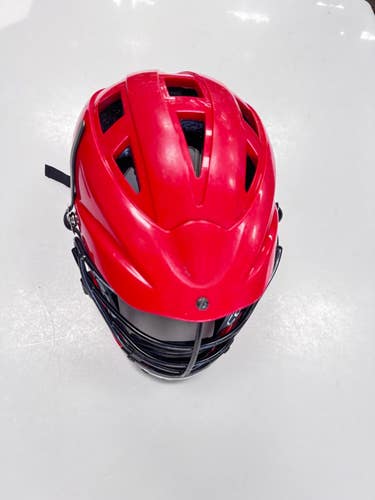 Used Cascade CS Lacrosse Helmet Red One Size 11860-S000311436