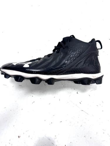 Used Under Armour Adult FB Cleats Black Senior 10 11860-S000316765