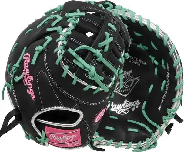 New NXT FIRST BASE MITT 12.25IN BK/MINT RHT 11860-RAWNXTDCTU10BMRHT
