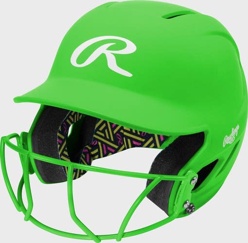 New COOLFLOW HIGHLIGHTER FACE GUARD YTH NEON GREEN M/L 11860-RAWR00721852