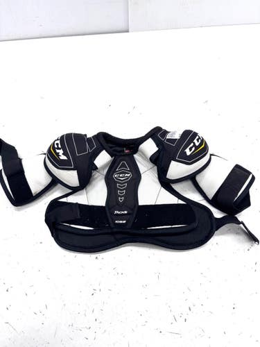 Used CCM TACKS 1052 Junior Shoulder Pads SM 11860-S000316968