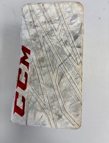 Used CCM E4.5 Junior Goalie Blocker White 11860-S000316972