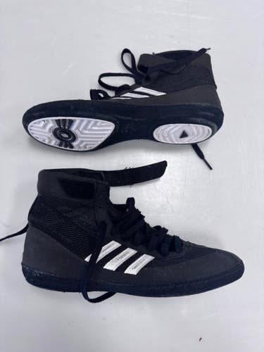 Used Adidas Wrestling Shoes Black Senior 7 11860-S000317394