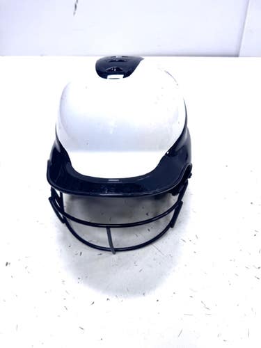Used RIP-IT 6 - 6 7/8 INCH Batting Helmet w/Mask White One Size 11860-S000317454