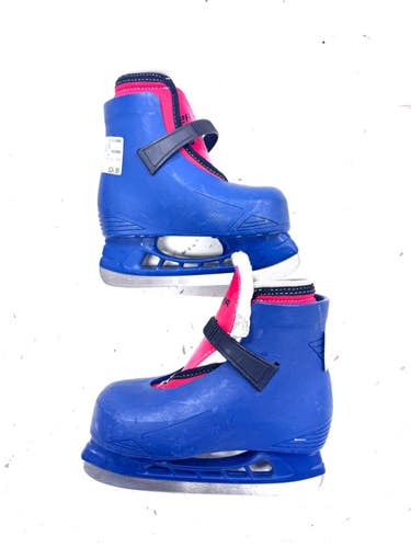 Used Bauerfeind LILI 8/9 Boys Softboot Skate Royal Blue Adjustable 11860-S000317458