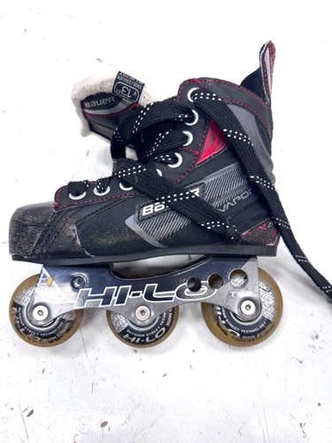 Used Bauer X40R Roller Hockey Skates Black Senior 13 11860-S000317488