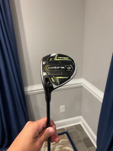 Men's 2021 Cobra RAD Speed Left Hand Fairway Wood Extra Stiff Flex 3 Wood (Used)