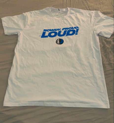 Dallas Mavericks NBA Rowdy, Proud, Loud! Short Sleeve Shirt, Size Adult XL
