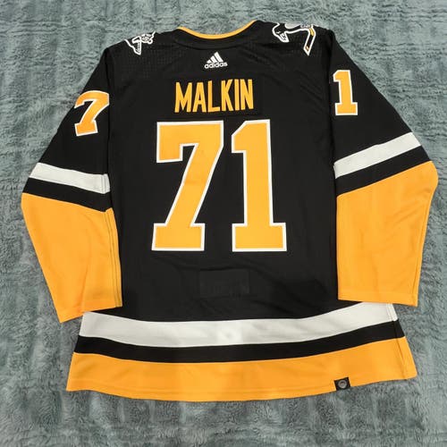 adidas Pittsburgh Penguins Malkin Alternate Authentic Primegreen Jersey Size 54 (HI5763) - NWT