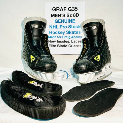 Pro-Stock Graf G35 Craig Adams Game Used Hockey Skates