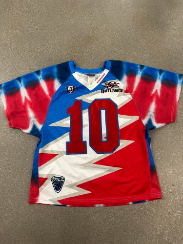 *SIGNED* Denver Outlaws MLL Grateful Dead Lacrosse Jersey (Chris Bocklet)