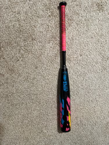 2023 DeMarini Zoa Glitch Composite USSSA Certified Bat (-8) 23 oz 31" (Used)