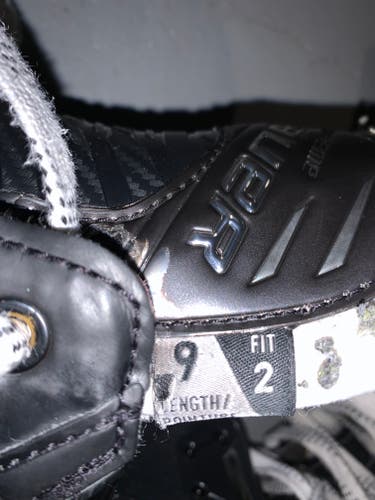 Black 2024 Bauer Supreme Shadow Hockey Skates (Used)