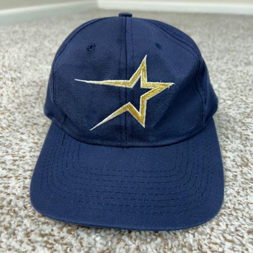 Vintage Houston Astros Hat Mens One Size Blue Baseball MLB Snapback Logo Cap