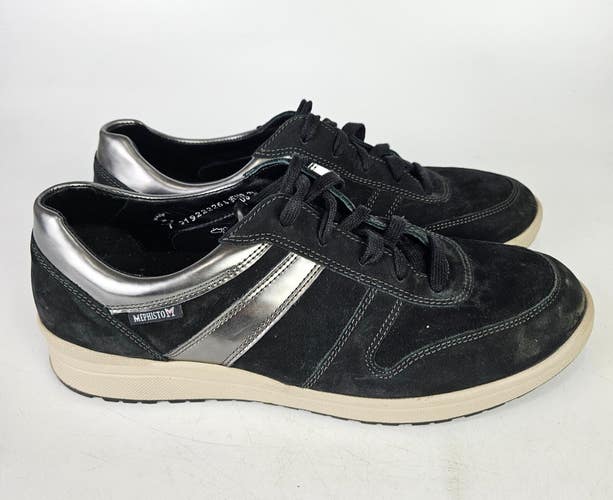 Mephisto Rebeca Black Suede Casual Fashion Sneakers Women's Size: 10