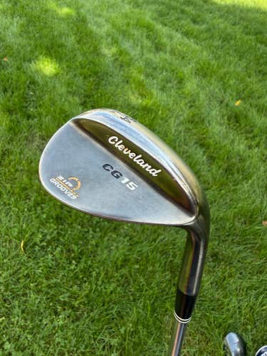 Cleveland CG15 Black Pearl Sand Wedge 54 / 14 Traction Wedge Flex 35.75" NICE