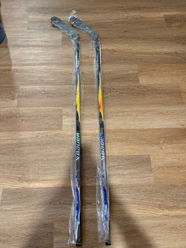 TWO PACK Senior Bauer Vapor Flylite Left Hand Hockey Stick P92 77 Flex Pro Stock (New)