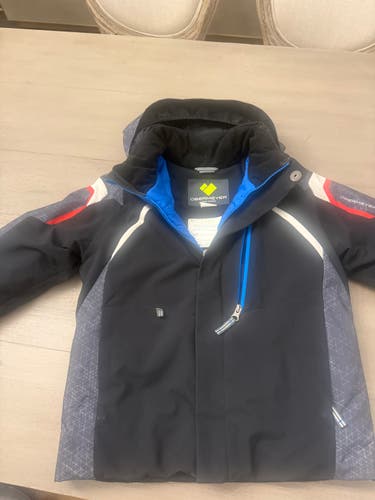 Black Unisex Youth Small / Medium Obermeyer Jacket (Used)