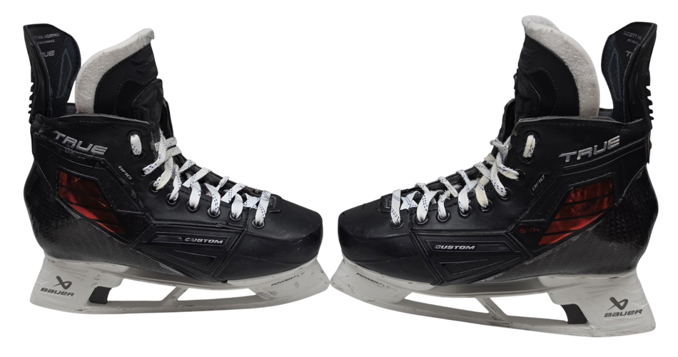 TRUE SVH Custom Pro Stock Skates Size 6.5 Used Red NCAA (16245)