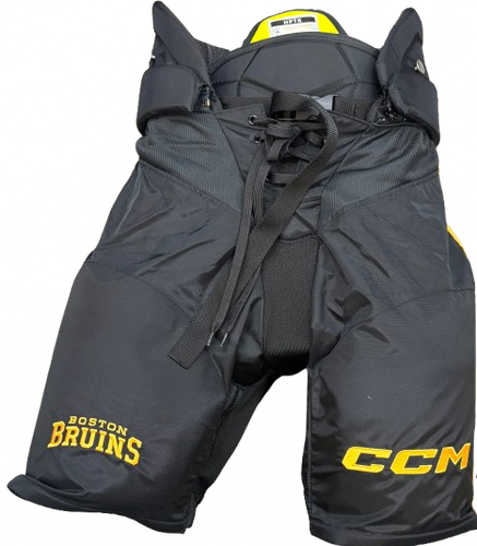 CCM HPTK Pro Stock Hockey Pants Medium Bruins Black NHL New Centennial (16258)