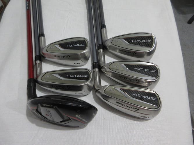 TaylorMade Stealth HD Iron Set - 5H, 6-PW - Senior Flex Graphite