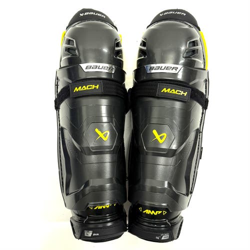 Used - Bauer Supreme Mach Shin Pads 14" - RH2450