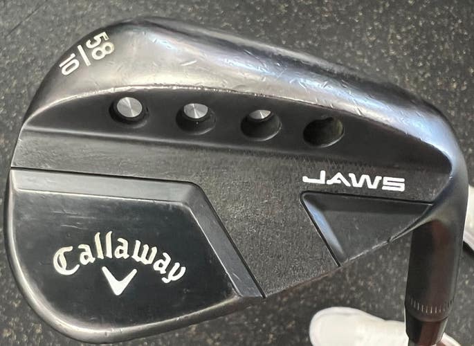 Used Callaway JAWS Golf Wedge Mens RH 58 Degree 11497-S000162610