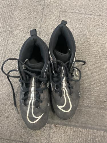 Used Nike ALPHA FB CLEATS Adult FB Cleats Black Senior 10 11614-S000246260