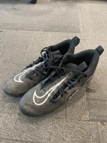 Used Nike ALPHA FB CLEATS Adult FB Cleats Black Senior 9 11614-S000246258