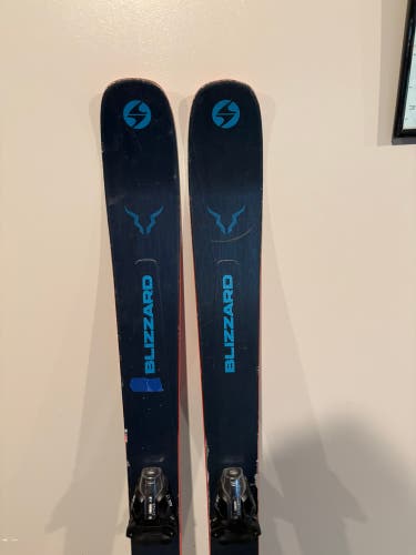 Blizzard Rustler Team 164 cm All Mountain Skis With Bindings Max Din 12 (Used)