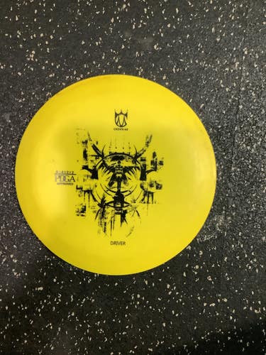 Used CROWN ME DRIVER Disc Golf Driver Yellow 10743-S000497128