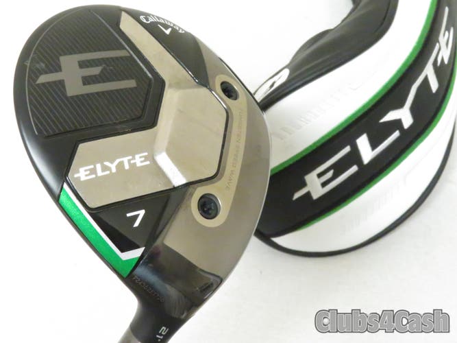 Callaway Elyte Fairway 21 7 Wood Denali Charcoal 60g 5.5 Regular +Cover MINT