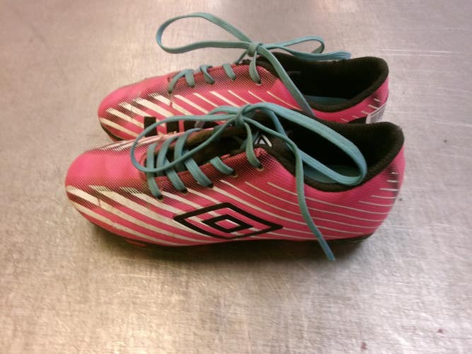 Used Umbro Soccer Cleats Pink Youth 12.0 11339-S000208073