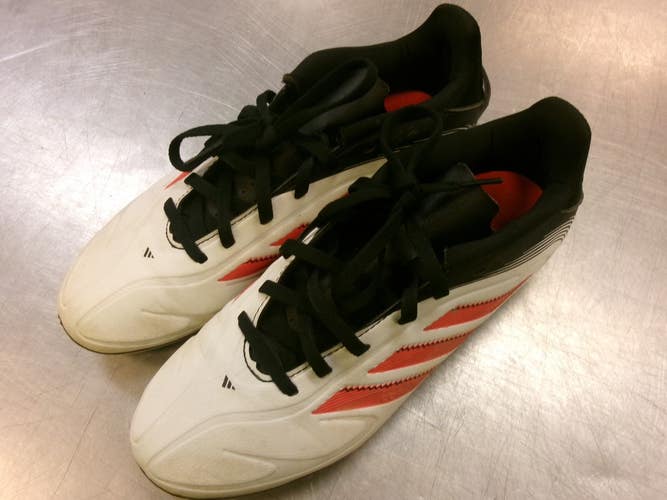 Used Adidas Soccer Cleats White Junior 04.5 11339-S000208062