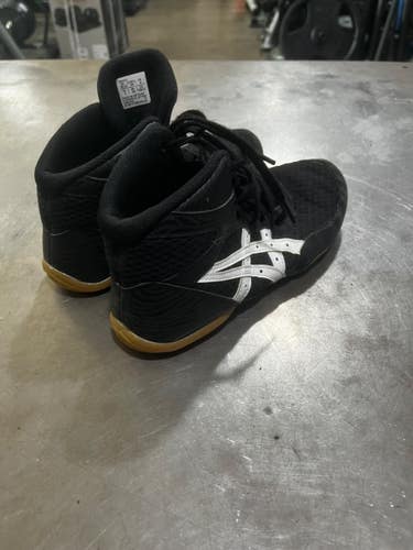 Used Asics Wrestling Shoes Black Junior 04 11605-S000229059