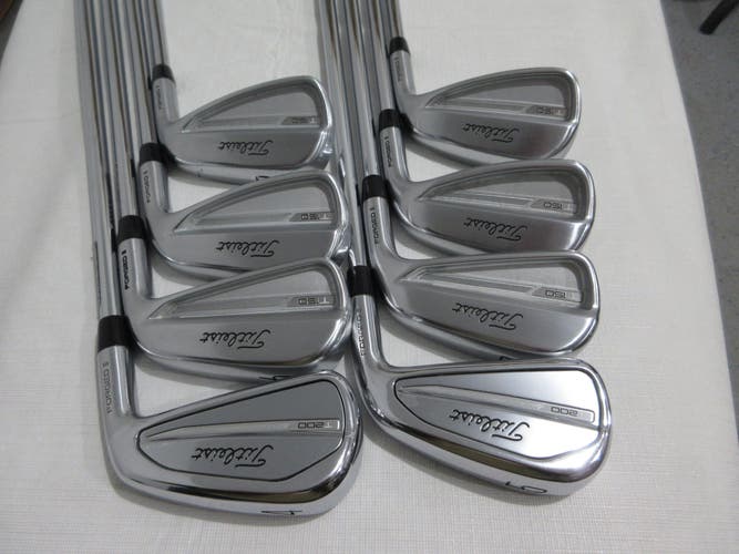 Titleist T200 & T150 Iron Set - 4-PW, GW - Extra Stiff X Flex Steel 4* Upright