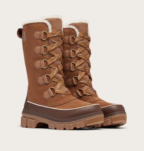 Sorel Tivoli V 2082951-242 Women's 10.5 Tan Waterproof Tall Winter Boots DDK2125